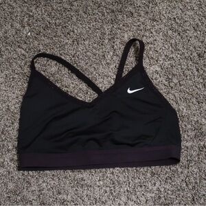 Nike black sports bra